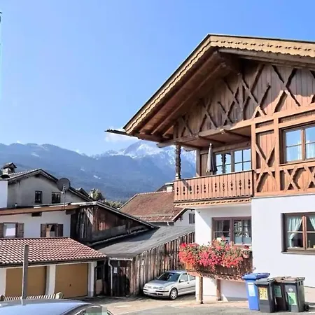 아파트 Ferienwohnung Mit Panoramablick Auf Alpspitze 가르미슈파르텐키르헨