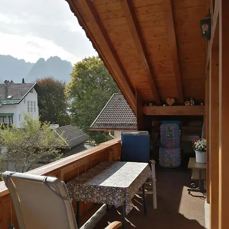 Ferienwohnung Mit Panoramablick Auf Alpspitze *